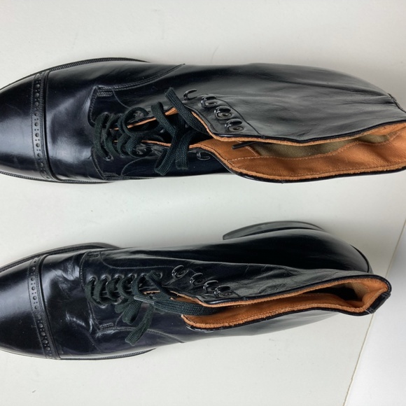 Vintage Connolly Never Worn Black  Kid Leather Dress Boots main image 8